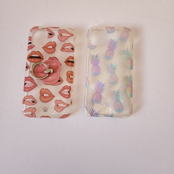 Set of 2 Velvet Caviar Iphone 11 Phone Cases plus 1 grip ring (attached) - Picture 4 of 10
